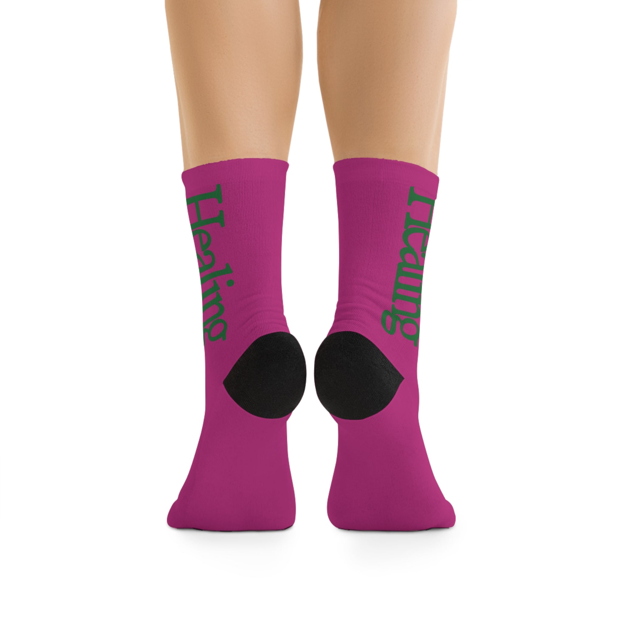 Fuchsia Healing Socks