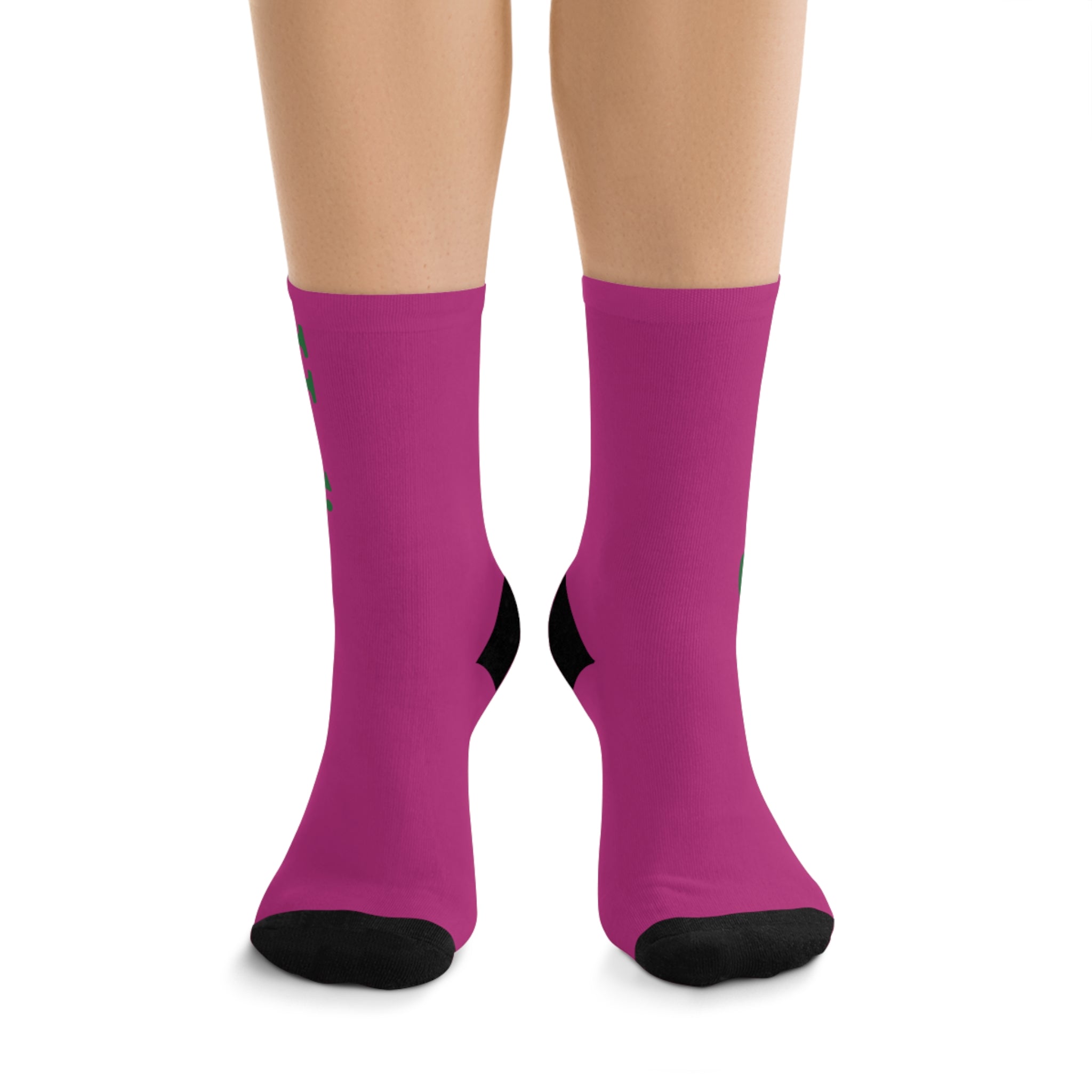 Fuchsia Healing Socks
