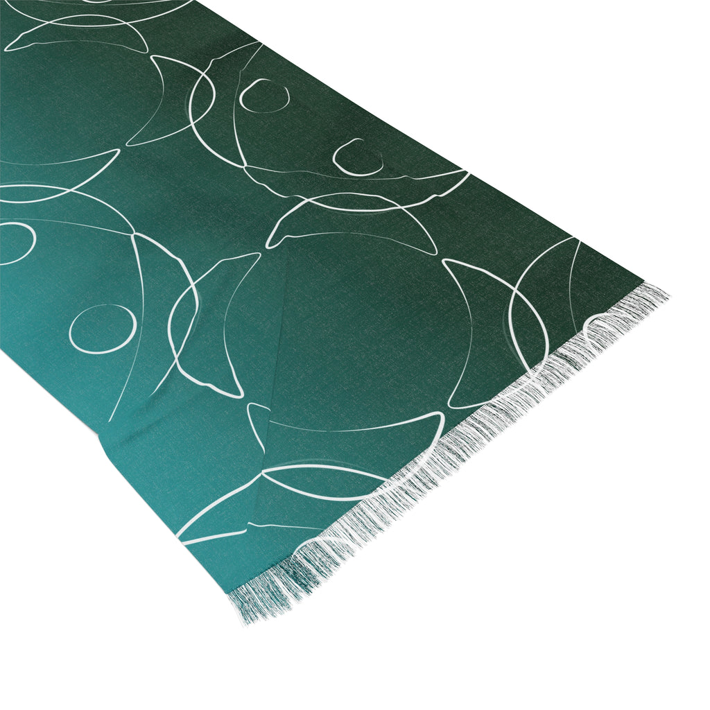 Light Scarf Deep Green