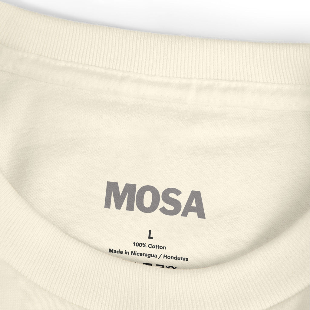 Faded Cream Community Garment-Dyed Heavyweight Tee Shirt